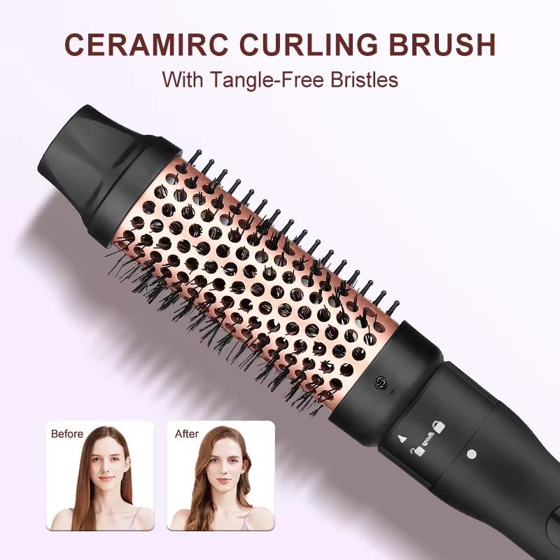 Three-in-One Large Wave Curling Wand Set with Replaceable Heads