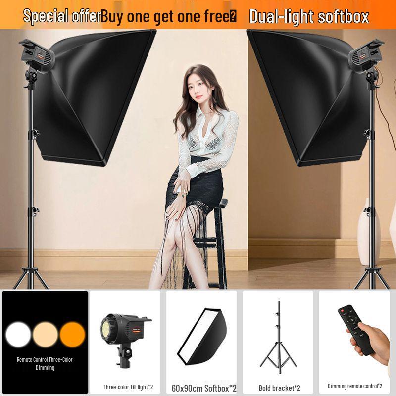 Professional Deep Throw Softbox Light for Photography & Live Streaming