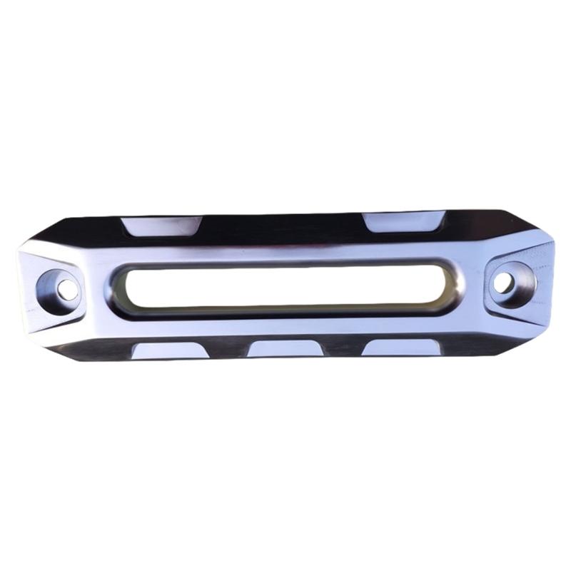 10-дюймовая коррозионностойкая алюминиевая клюз для улучшения характеристик синтетического троса лебедки 8000-15000 фунтов серебряный