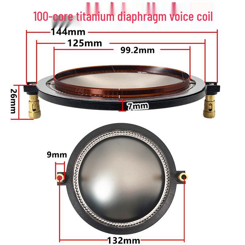 

99.2mm Voice Coil Tweeter Driver Repair Kit with 100-Core Diaphragm