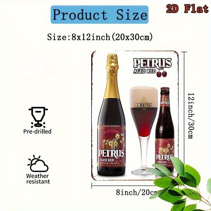 Vintage Drinks Wall Poster Metal Tin Sign 20x30cm