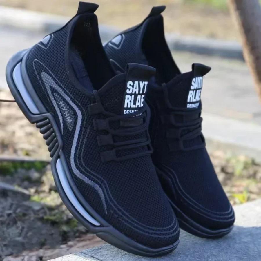 Men Shoes Slip on Fashion Sneakers Male Sport Running Shoes Breathable Gym Training Walking Tennis Shoes 2025 tenis para hombre