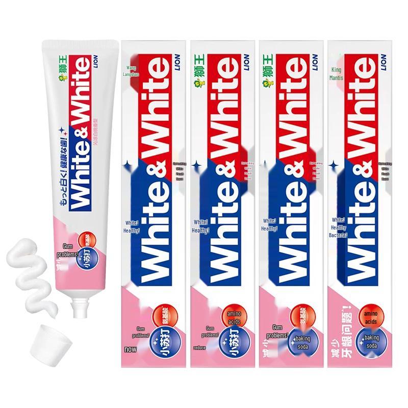 

Зубная паста Lion WhiteWhite с пищевой содой и персиком для отбеливания, 4 x 120 г