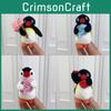Penguin Plush Keychain With Fish Shape Soft Toy For Girls And Boys