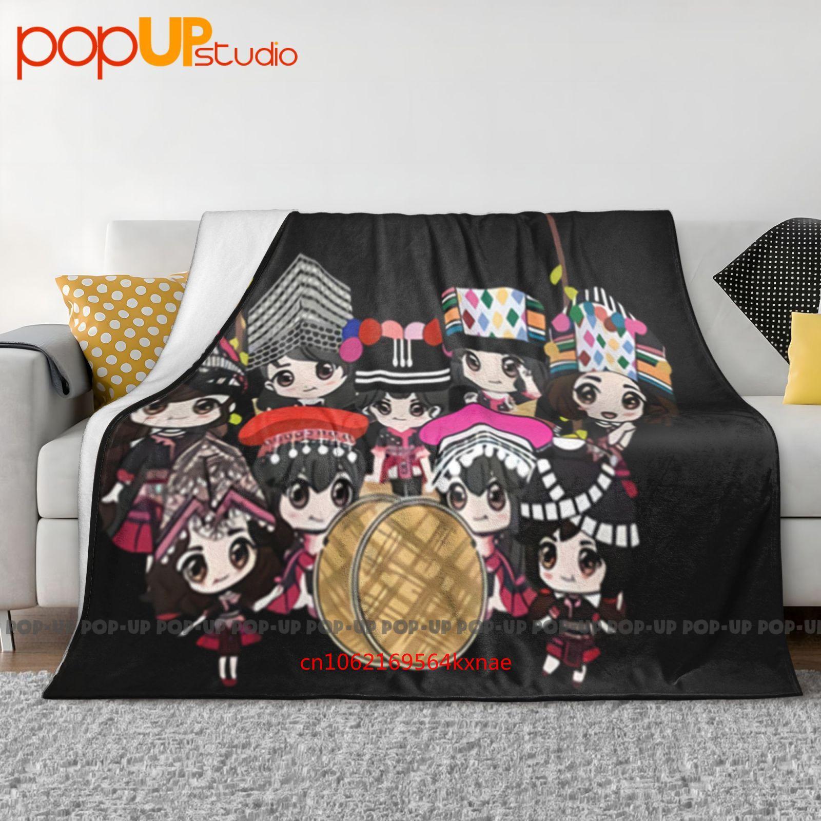 

9 Hmong Girls Ultra-Soft Blanket Quilt Winter Sofa Cover Bed Covers 30x40in