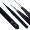 Set Of 10 Precision Tweezers In A Case
