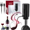 Electric Wine Opener Automatic Wine Aerator Pourer Rechargeable Wine Corkscrew Foil Cutter Opener Wine Lover Kitchen Tool Gifts