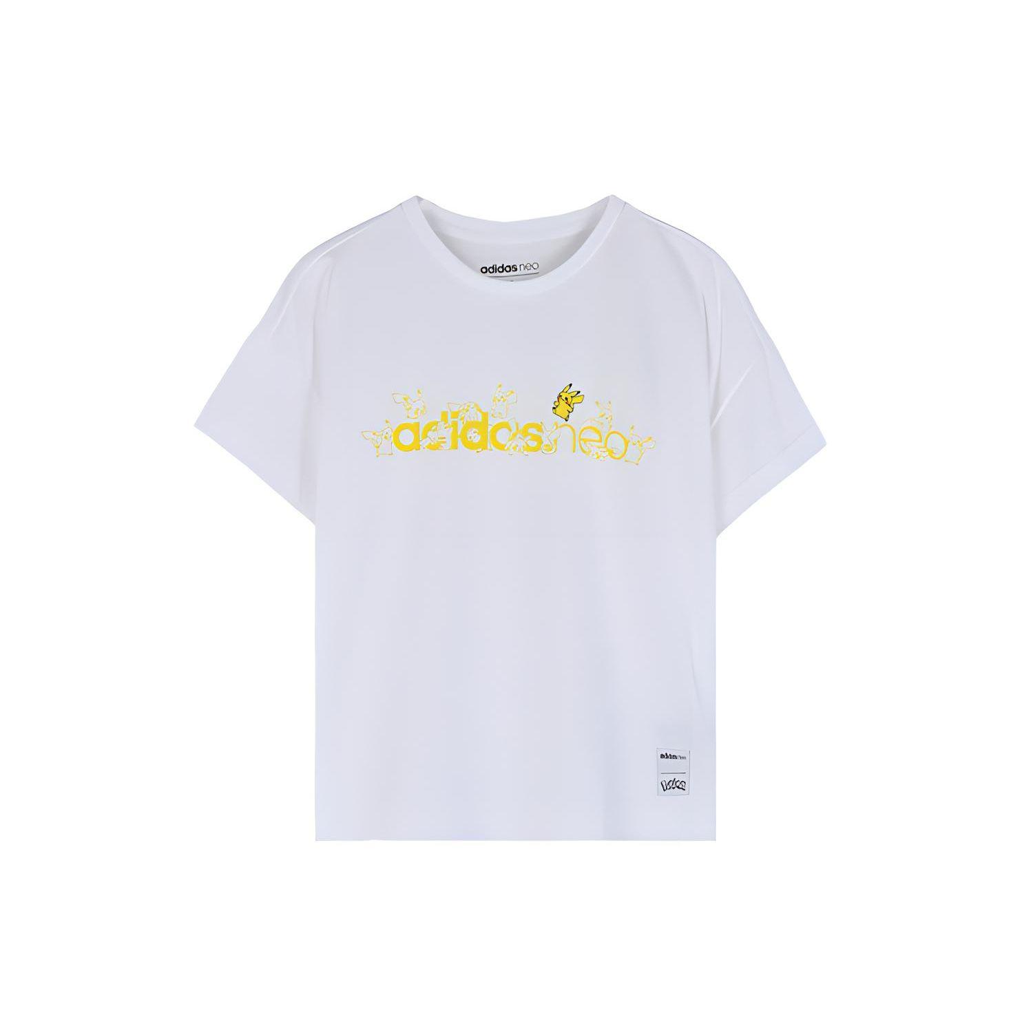 

Женская спортивная футболка с коротким рукавом Adidas Neo X Pokémon белого цвета GC7071 L