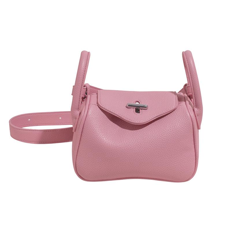 Niche high-end sense underarm bag women's fashion lychee pattern versatile work commuter women crossbody pillow bag