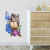 Parrots Birds Owl Heron Floral Cartoon Animals Wall Sticker Bathroom Toilet Decor Living Room Cabinet Refrigerator Sticker