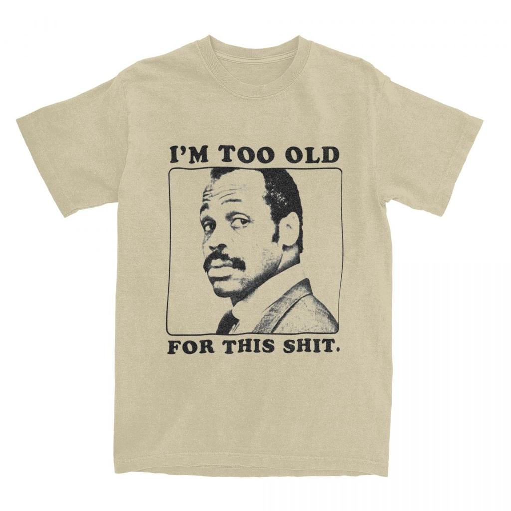 Men Women's Roger Murtaugh Lethal Weapon Shirt Accessories Pure Cotton T-shirt Clothing Vintage Tee Shirt Summer