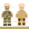 WWII Soldier Minifigure Educational Building Block Toy Set for Kids