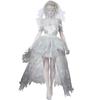 Halloween costume black cape ghost bride vampire bad witch
