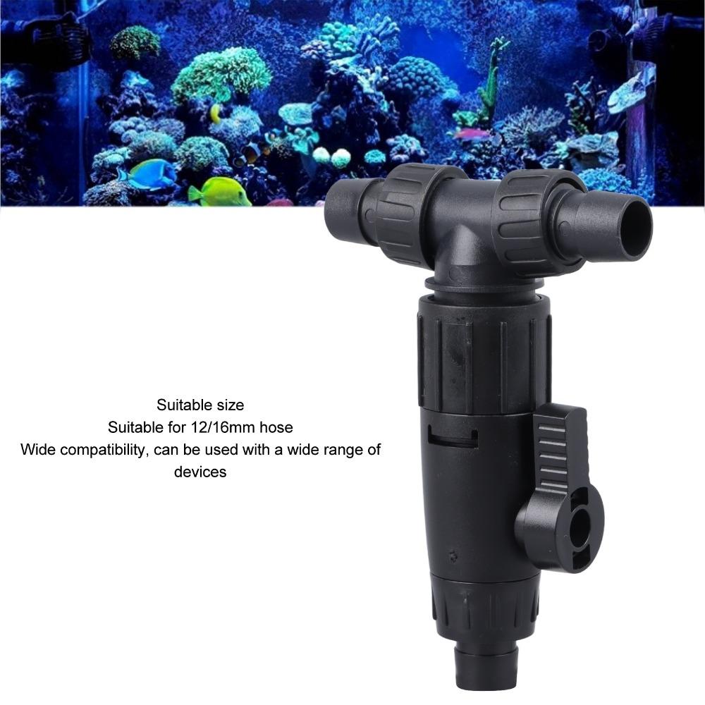 3 Way Aquarium Water Change Valve Adjustable 3 Way Valve Accessories Hose Connectors  Aquarium