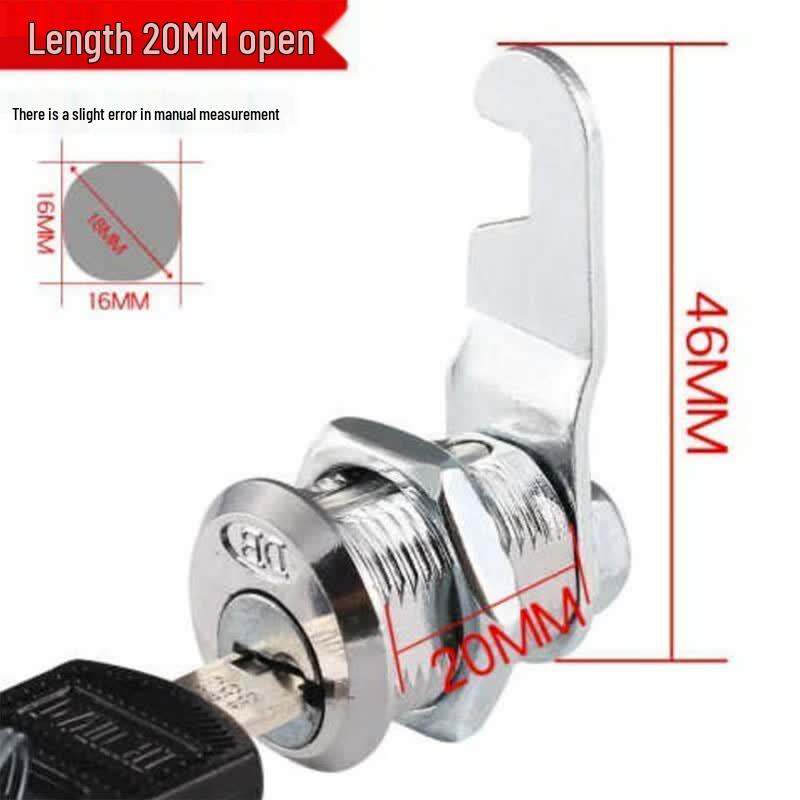 Cabinet and Mailbox Cam Lock