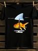 -Inspired Koi Fish & Shark Print Cotton T-Shirt