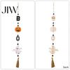 Festive Wall Hanging for Living Room Halloween Beaded Sign, Witch Pumpkin Bat Pendant Garland Decorative Bead Strings Parties Door, Spooky Home Party