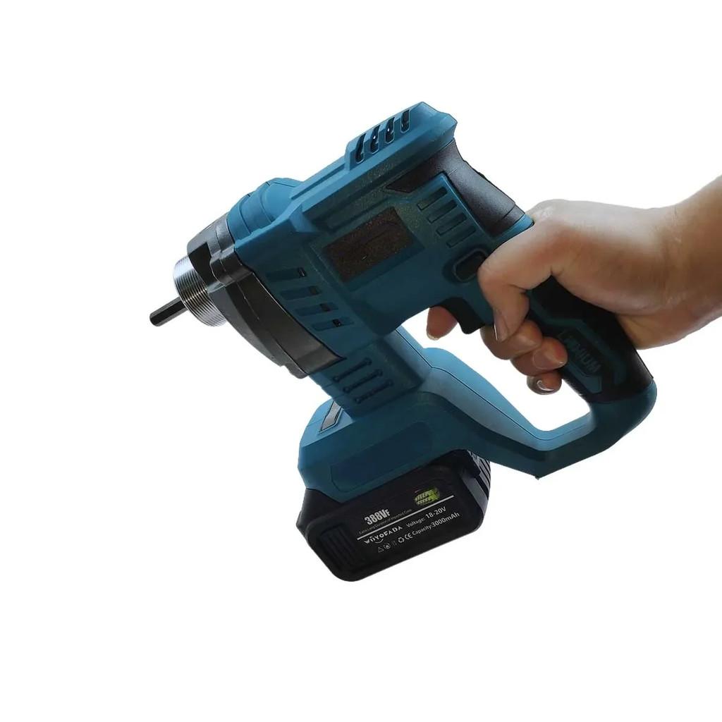 1100W Electric Concrete Mixing Tool Brushless Cement Soil Concrete Vibrator Portable High Power Industrial Concrete Mixer