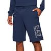 Emporio Armani EA7 SS22 Logo Letter Print Mid-Rise Casual Shorts Men shorts Navy-Blue 3KPS73-PJ05Z-1554