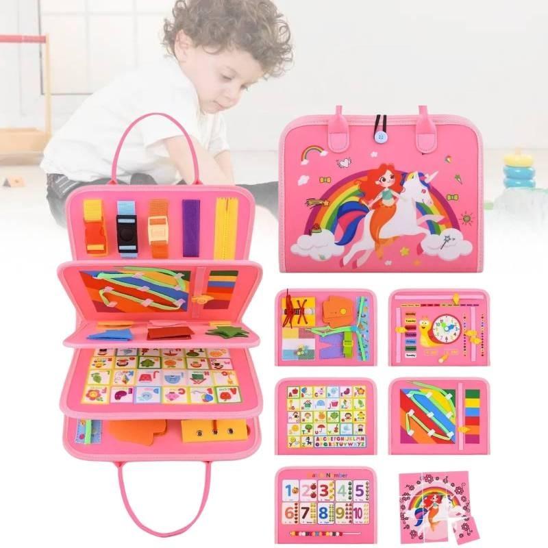 Premium Felt Toy Play Mat For Kids Interactive Learning Board Educational Activities