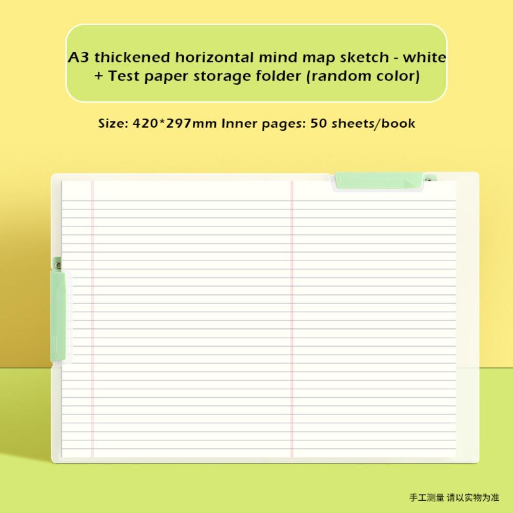 50 Blätter A3 A3 Notizbuch Mindmap Planung Notizzettel Multifunktionales Notizbuch Back To School Geschenk