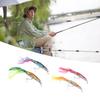 4Pcs 23cm Squid Fishing Lure Plastic Artificial Fishing Lure Bait for Outdoor Saltwater Freshwater