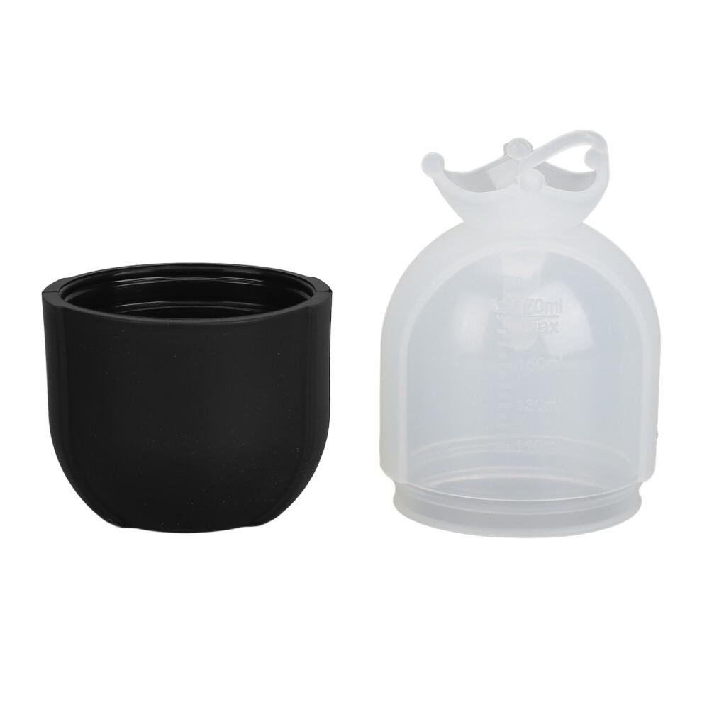 Ice Face Roller Silicone Black for Skin Lifting & Pore Refining