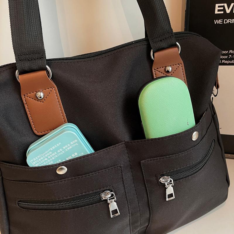 Tote Bag Handbag Shoulder Bag for Women Nylon Waterproof Large Capacity Shopping CrossBody Bag Ladies Messenger Bags Handbags