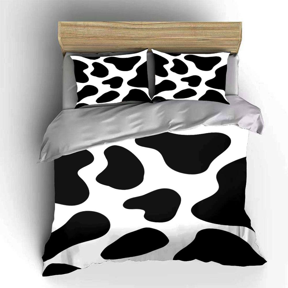 Cow Print Bedding Set Bedding Duvet Cover Set Duvet Cover Pillowcases (1 * Duvet Cover 2 * Pillowcases, without duvet insert)