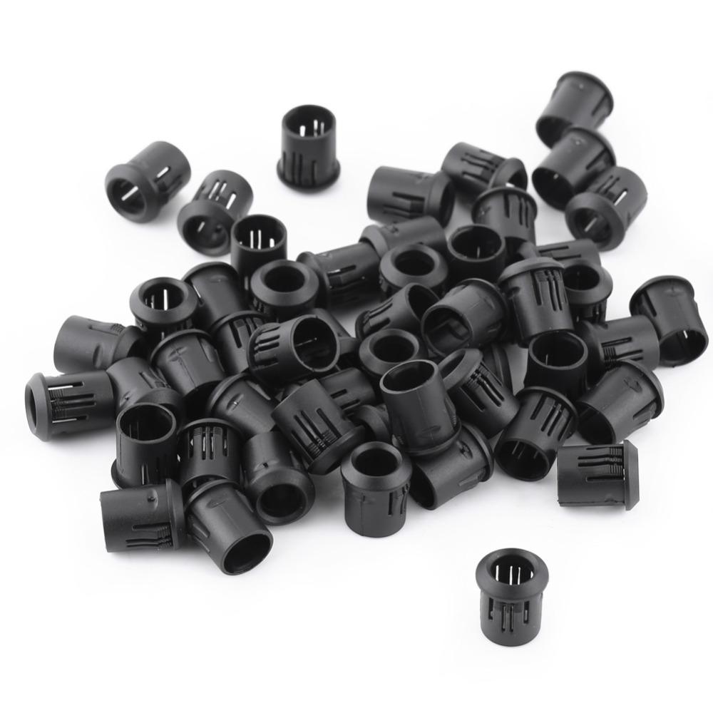 50PCS Durable 8/10mm Diode Holder Black Nylon Material Lamp Light Bulb Holder Low Voltage LED