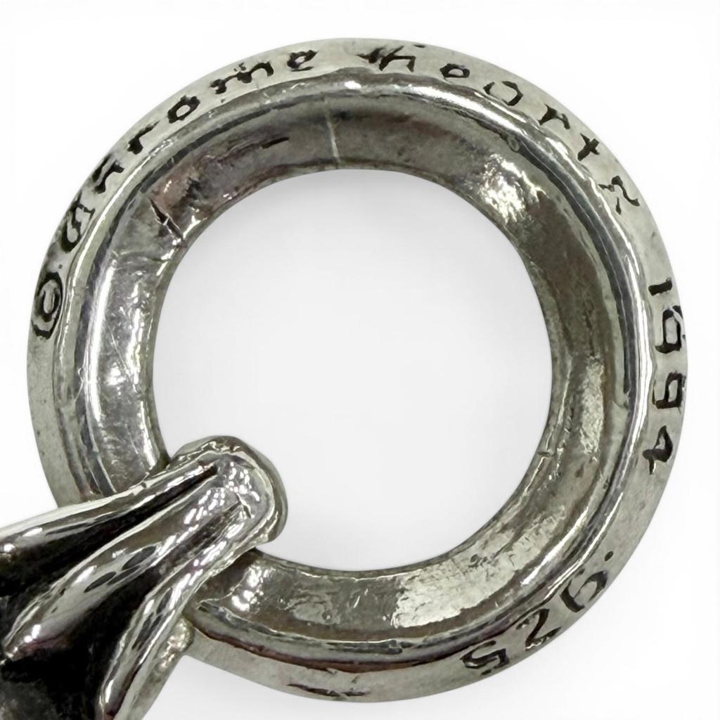 Excellent CHROME HEARTS Pendant top CROW Old Necklace Pendant Silver 925 mens Used