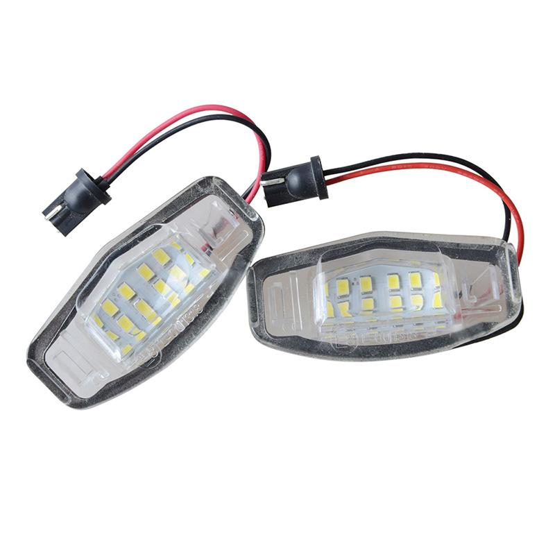 

Светодиодный фонарь заднего номерного знака, белый, подходит для автомобиля Honda Odyssey 99-04 City Mk4 02-08 Accord 03-12 Acura MDX RL TL License Plate Light