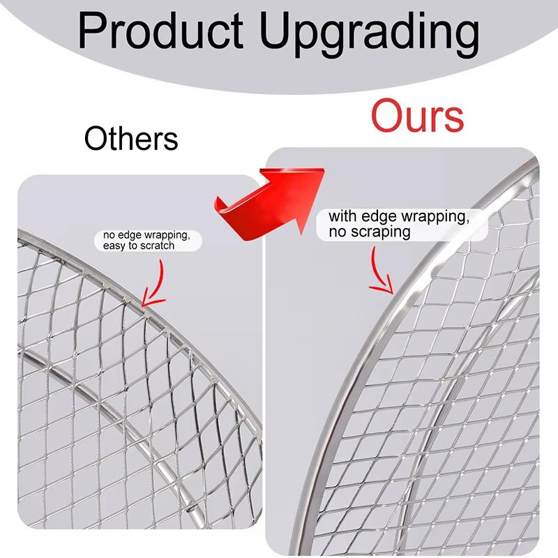 Air Fryer Universal Accessories Non-Stick Airfryer Tray Wire Rack Basket Kitchen Gadgets Multipurpose for Baking Cooking Tool