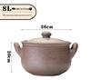 Yingjing Traditional Black Clay Stew Pot