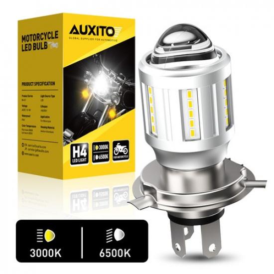 

LED Headlight Hi/Low Beam Bulb H4 9003 For Motorcycle Super Bright