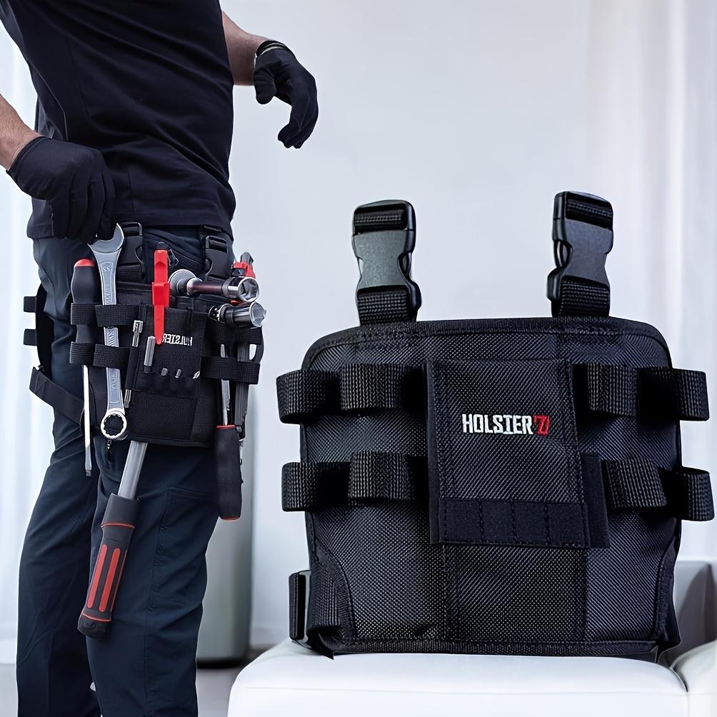 

Кобура Z 2.0 Подсумок для многофункционального инструмента с клипсой для ремня – Прочная ткань Оксфорд 600D, 8 петель для крепления, Держатель для дрели для аккумуляторных шуруповертов