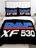 Luxurious Truck Logo Bedding Set DAF Truck Duvet Cover Cartoon Quilt Cover andPillowcases for Teens Boy Single/Double/Queen/King