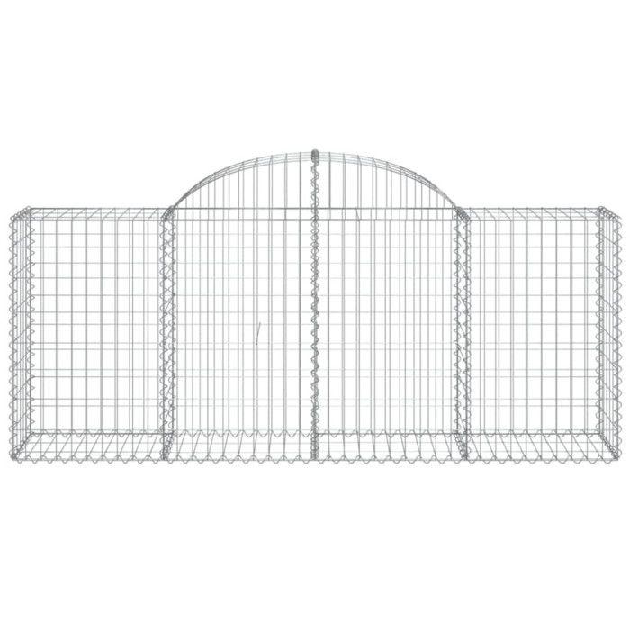 VidaXL Panier de Gabion, Cage à Gabion, Mur de Gabion, Panier à Pierre, Gabion pour Pierre Jardin Patio Extérieur, 153494