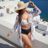 2026 Plus Size European & American Three-Piece Beach Cover-Up Swimsuit for Women