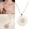 Zircon Necklace Can Be Turned Pendant Clavicle Chain Campus Style Simple Jewelry