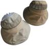 Empty top sun protection hat women's summer cold silk cool feeling large brim UV protection sun hat outdoor beach leisure versatile