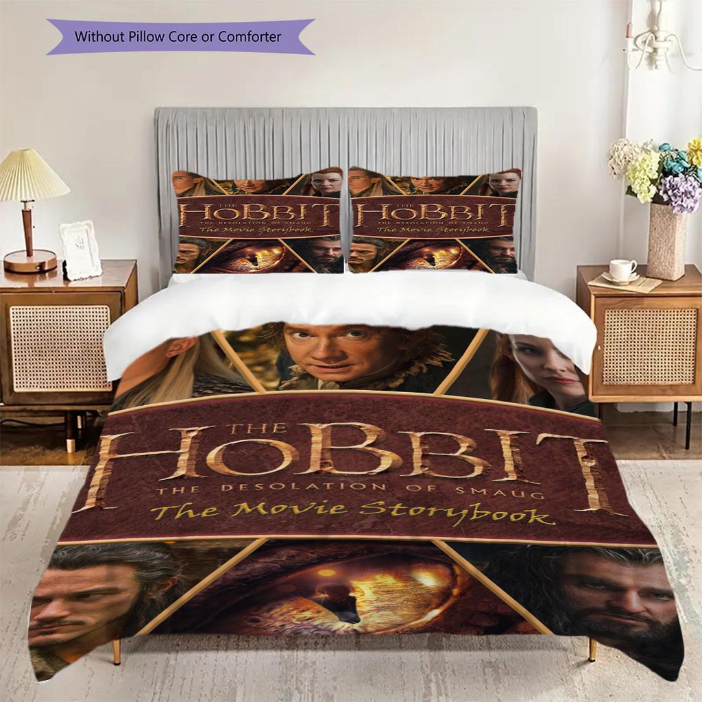 Hobbit Journey Bedding 1 Duvet Cover 2 Pillowcase Without Core Christmas Birthday Gift Soft And Comfortable Duvet Cover And Pillowcase