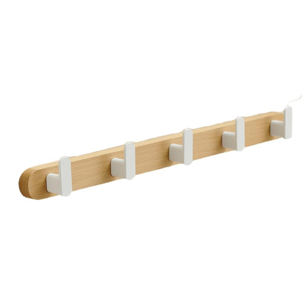 Multi-Purpose Wooden Hanger Hook Waterproof Wall Hook Modern Design Door Hooks  Bedroom