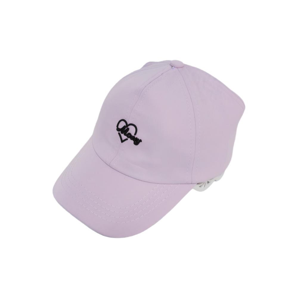Solid Color Heart Embroidered Baseball Hat Breathable Visor Cap Parent-child Cap For Women Kids