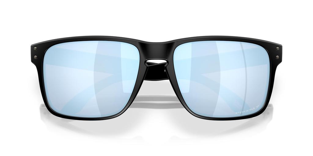 Oakley Sunglasses Frame Color Matte Lens Prizm Deep Water 61mm 0OO9487F, (Front) Black, Color Polar,