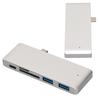 Přenosný USB C Hub 5 v 1 PD Rychlý Multi Port Rozšíření USB C Adaptér pro MacBooks pro Tablet