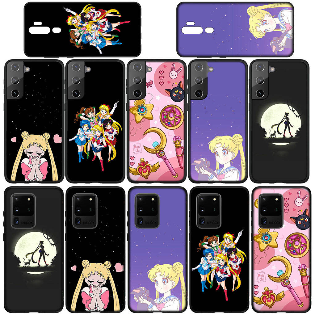 Phone Case for iPhone 17 16 15 Xiaomi Poco F8 F7 X7 X6 M8 C85 C75 C71 Redmi Note 14 13 12 11 Pro Max A3 A4 14C 13C 15C Comics Sailor Moon Girl Cover