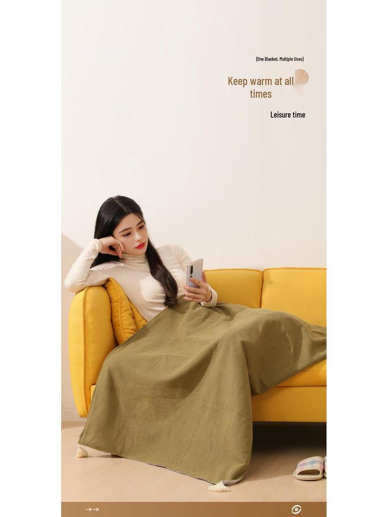 Heated Electric Cloud Shawl - USB Washable, Warm Body Blanket for Office & Outdoor Use