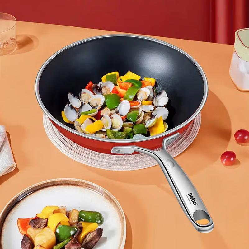 De Buyer Himalaya Titanium Non-Stick Wok