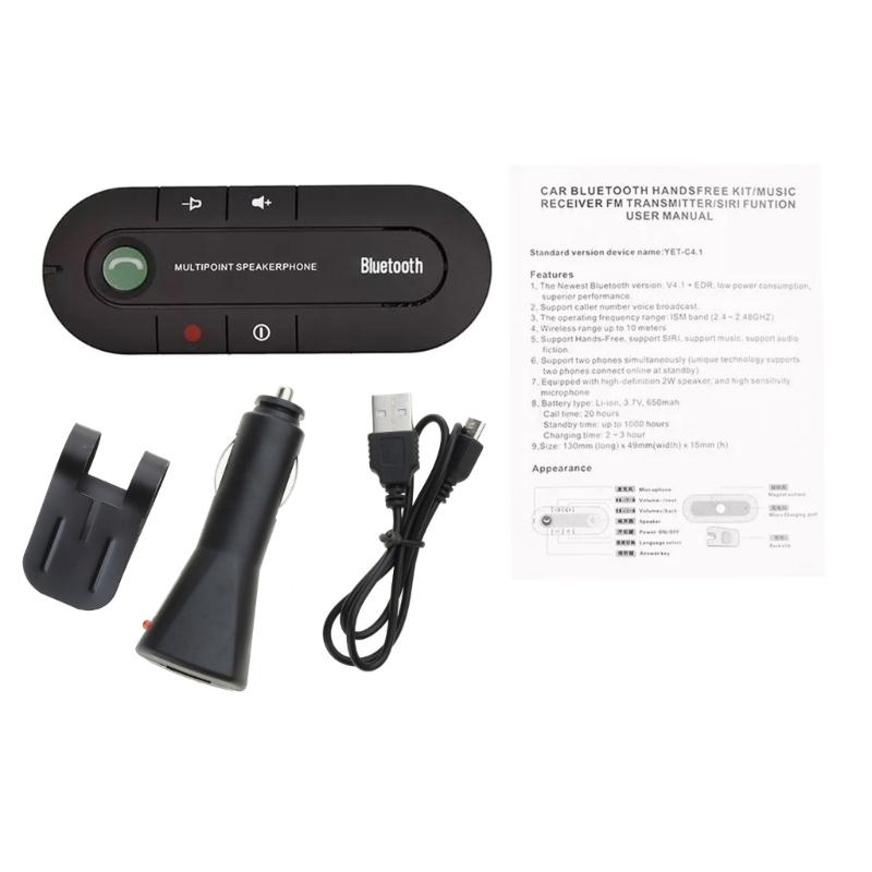 USB Handsfree Bluetooth-compatible Car kit Mp3 Player Wireless Audio Receiver